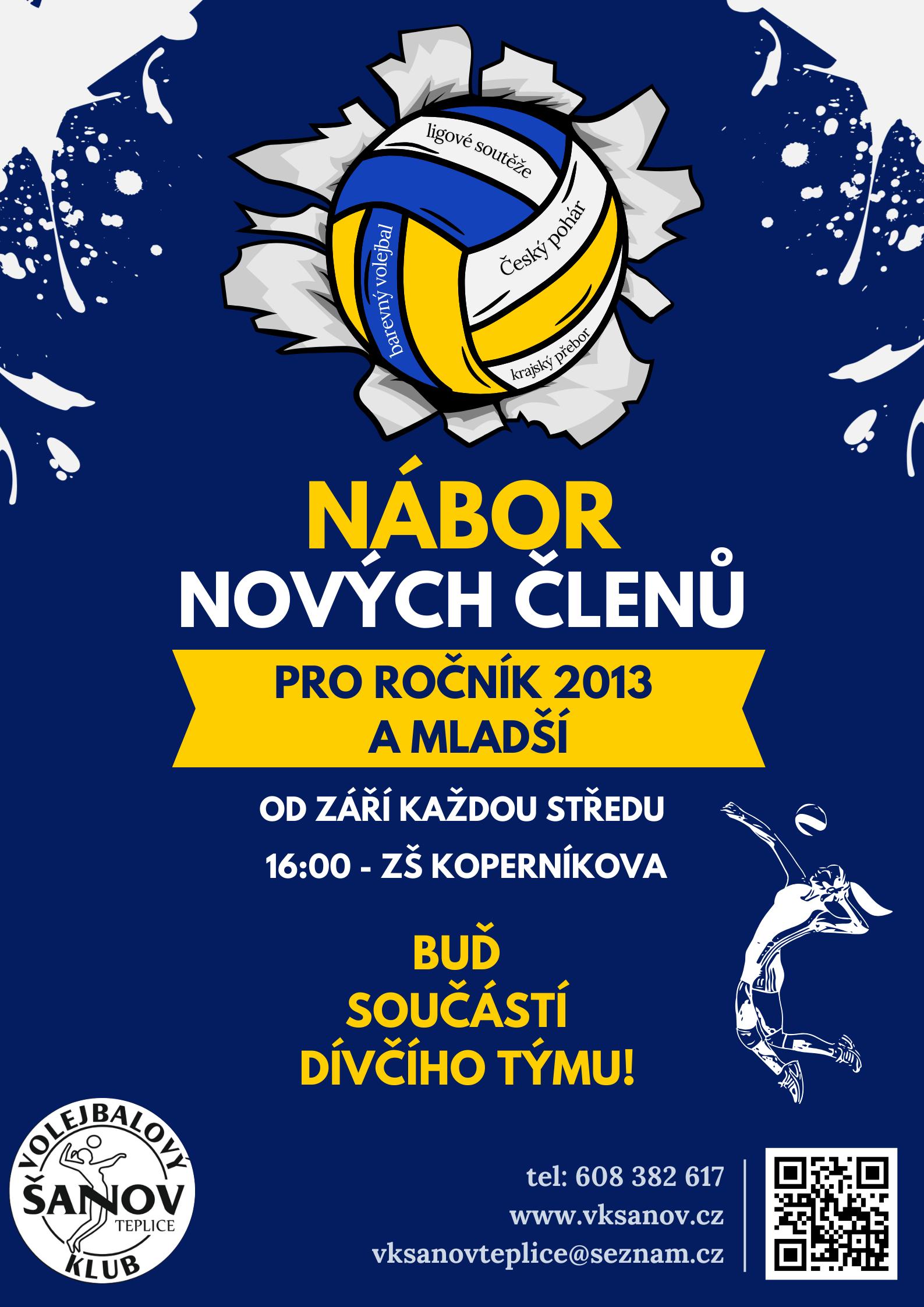 Plakát k náboru VK Šanov